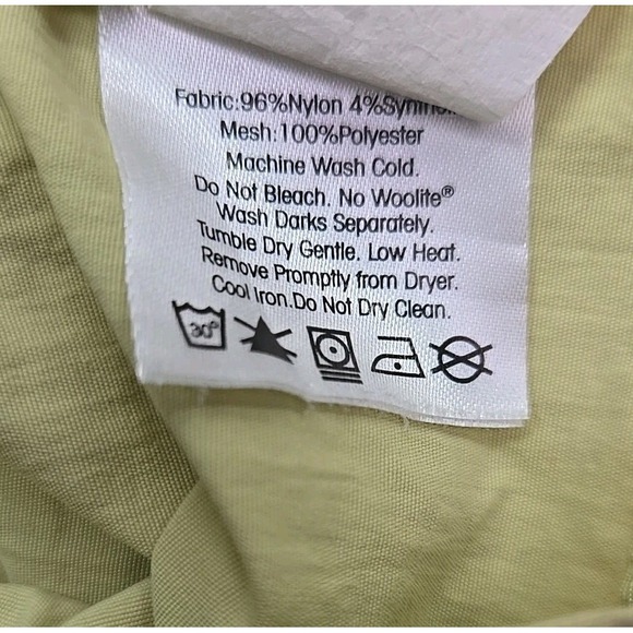 Solumbra Vintage Vented SPF Full Zip Yellow Unisex Small Hoodie USA - Picture 7 of 8